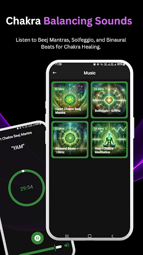 7 чакраны теңестіру / белсендіру;;<b>7 Чакраны теңестіру қолданбасы</b><br>Чакралар - адам ағзасындағы қуатты энергия орталықтары